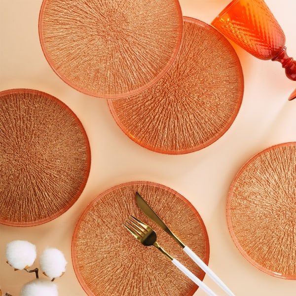 Fecra Rita 6'lı Pasta Tabağı Seti Güz 21 Cm