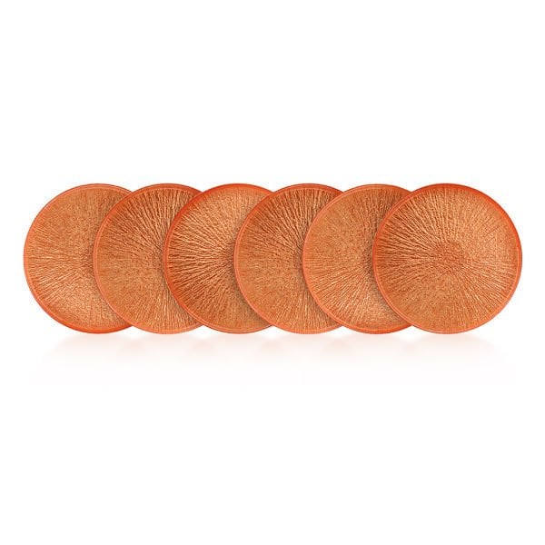 Fecra Rita 6'lı Pasta Tabağı Seti Güz 21 Cm