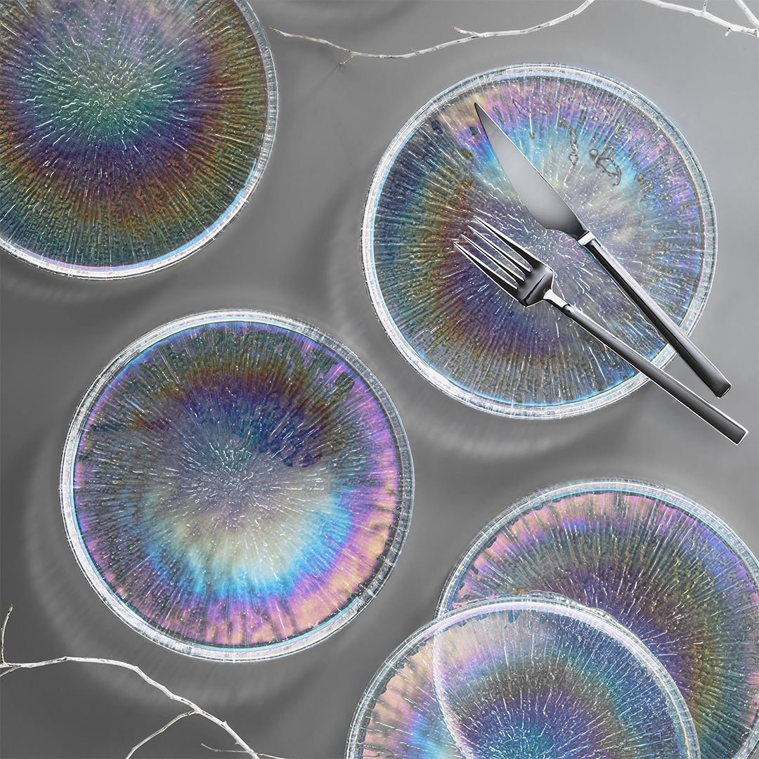 Fecra Bella 6'lı Pasta Tabağı Seti  21 Cm Asorti