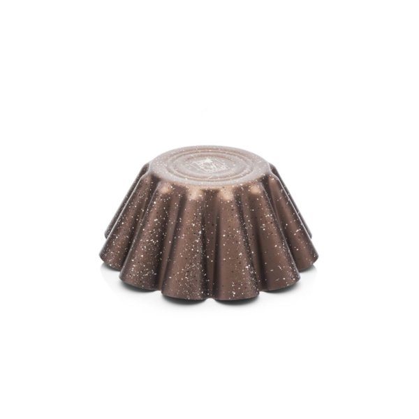 Mat Bronz Yonca Şekilli 24 CM Kek Kalıbı