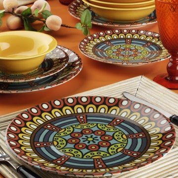Kütahya Porselen Nano Ceram 24 Parça Yemek Seti Dg291