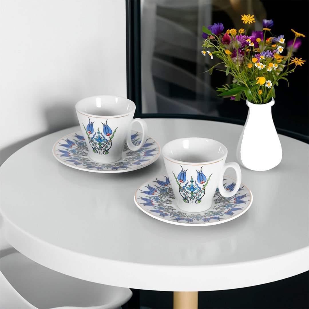 Güral Porselen Hürrem 12 Parça Kahve Fincan Takımı