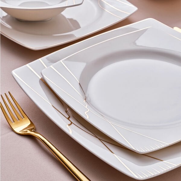 Güral Porselen Caroline 24 Parça Yemek Seti 6729