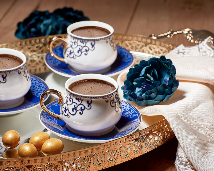 Aryıldız Prestige Kahve Fincan Takımı Mavi