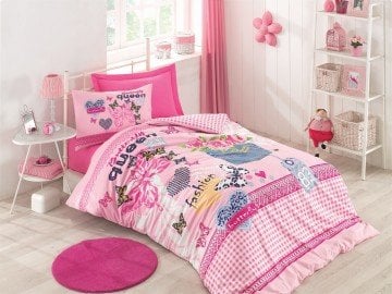 Cotton Box Queen Genç Nevresim Takımı Pembe