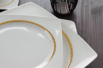 Porland Elegance Gold 86 Parça 12 Kişilik Yemek Takımı