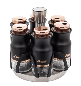 Aryıldız Black Line Bronz Mutfak Seti