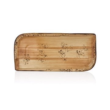 By Bone Vintage Arel 38 Cm Dikdörtgen Tabak