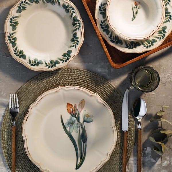 Fecra Laura 18 Parça Yemek ve Sunum Seti