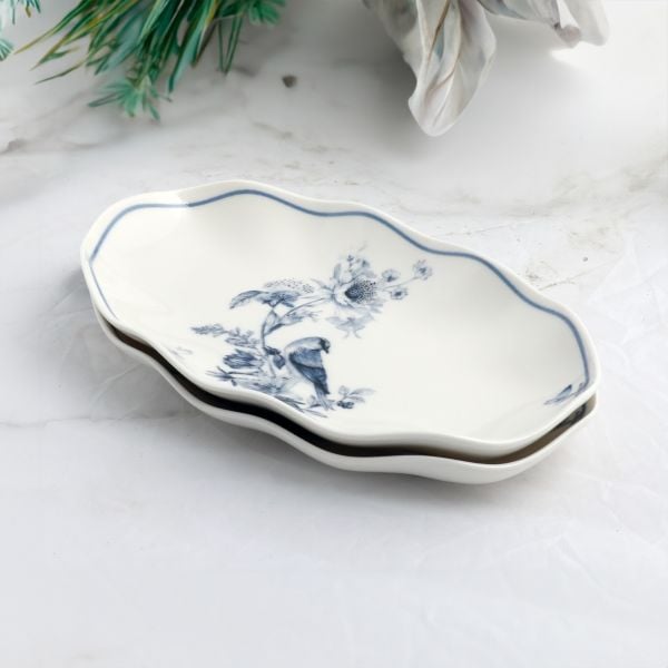 Güral Porselen Nesrin 25 Cm Kayık Tabak Seti 2'li