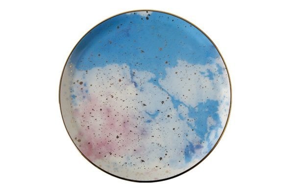Porland Cosmos Desen5 Düz Tabak 20cm