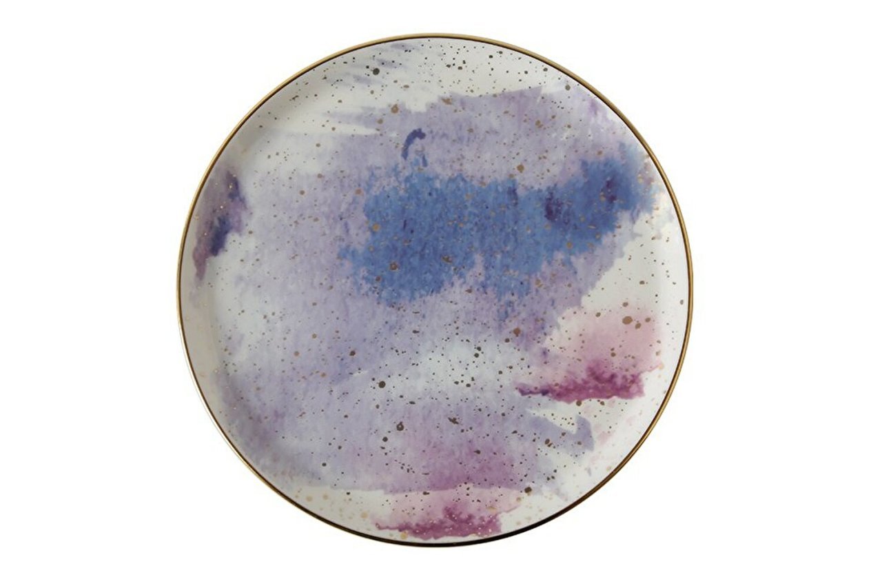 Porland Cosmos Desen7 Düz Tabak 20cm