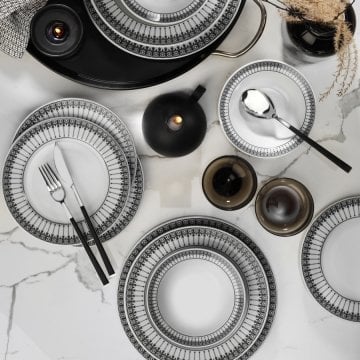 Kütahya Porselen Yasemin 24 Parça Yemek Seti DG370