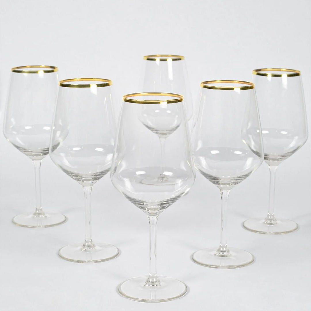 Rakle Avantgarde Gold 6'lı Kadeh Seti 530cc