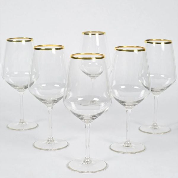 Rakle Avantgarde Gold 6'lı Kadeh Seti 530cc