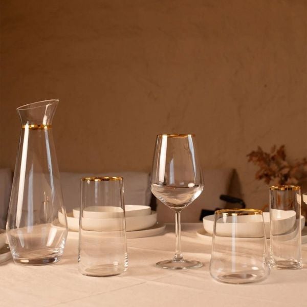 Rakle Avantgarde Gold 6'lı Kadeh Seti 530cc