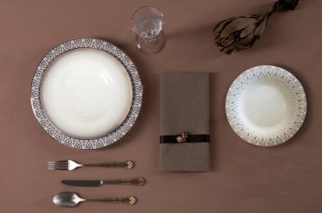 Porland Sweet Romantic 60 Parça Yemek Takımı