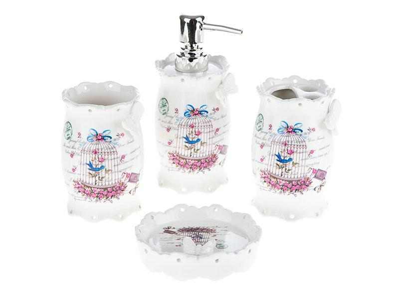 LOVE BIRD 4 PARÇA BANYO SETİ