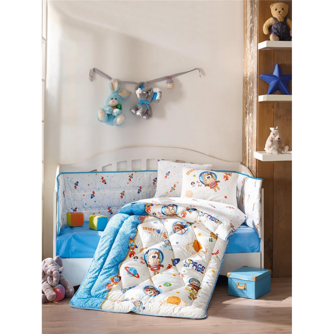 Cotton Box Uzay Oyunu Mavi Uyku Seti