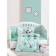 Cotton Box Panda Mint - Ranforce Bebek Uyku Seti