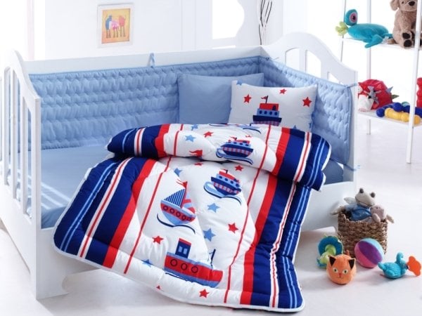 Cotton Box Baby Line Denizci Mavi Bebek Uyku Seti
