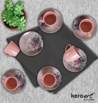 Keramika 12 Parça 6 Kişilik Kahve Takımı
