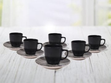 Keramika 12 Parça 6 Kişilik Kahve Takımı