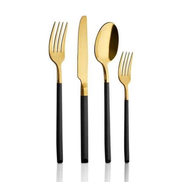 Aryıldız Soho Prestige Gold 24 Parça Çatal Kaşık Bıçak Takımı