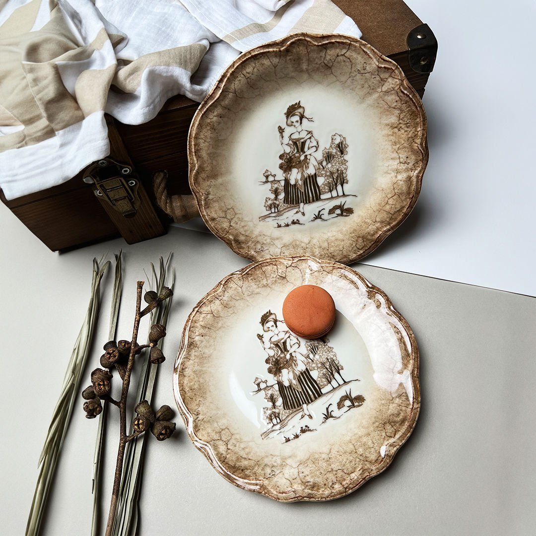 Porser Ella 6 Parça  Pasta Takımı