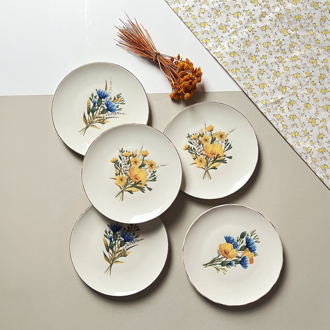 Porser Lily 6 Parça  Pasta Takımı