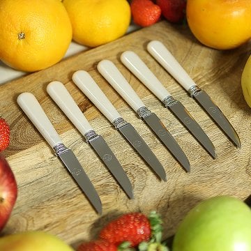 Fecra Rooc Lüks 6'lı Meyve Bıçağı Beyaz