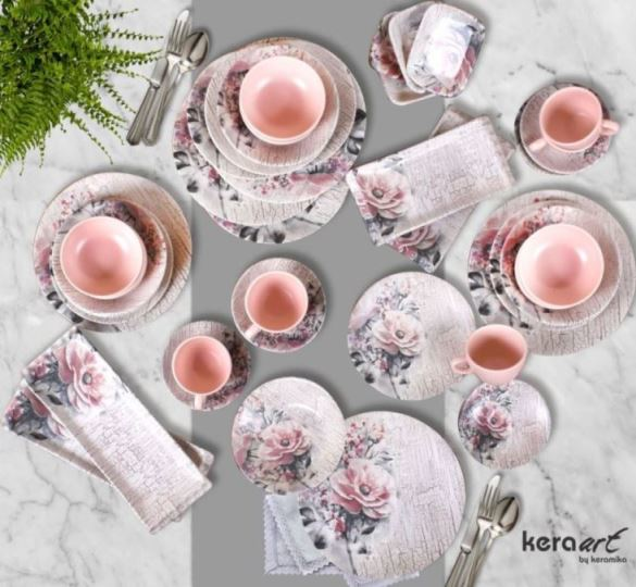 Keramika 44 Parça  Yemek Takımı