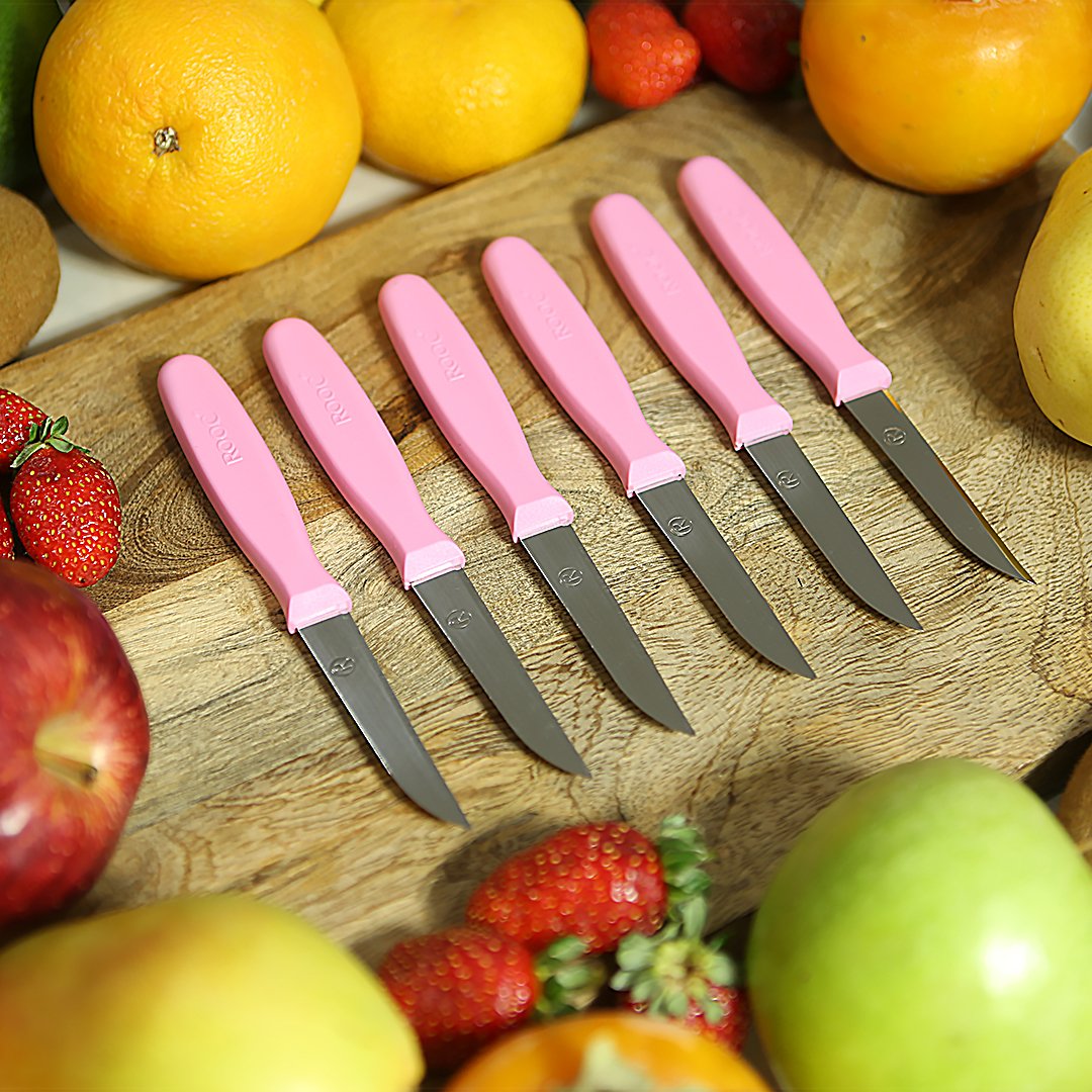 Fecra Rooc 6'lı Meyve Bıçağı Pembe