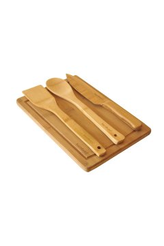 Bambum Tofu 4 Parça Bambu Mutfak Seti