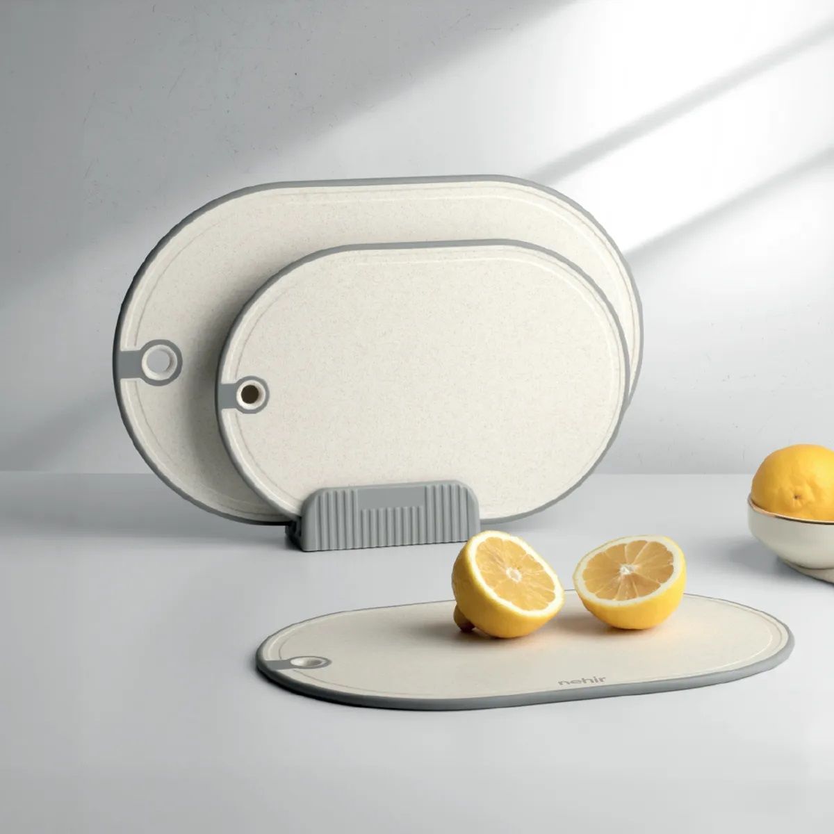 Nehir Linda Silikon 3 Parça Kesme Tahtası