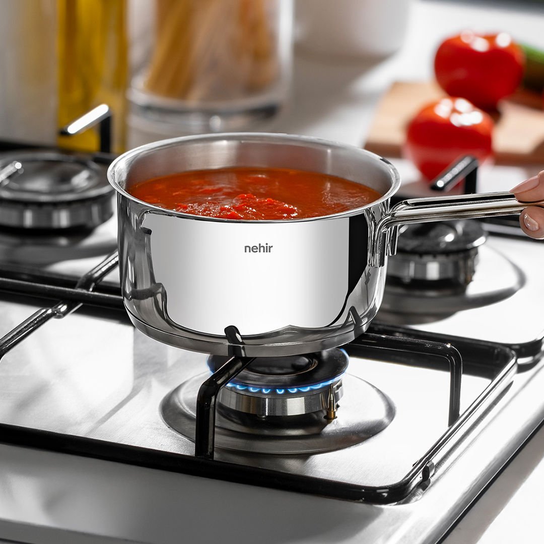 Nehir Silver Çelik 12 Cm Sosluk - Kapaksız