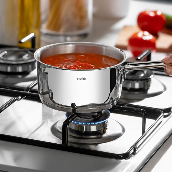 Nehir Silver Çelik 12 Cm Sosluk - Kapaksız