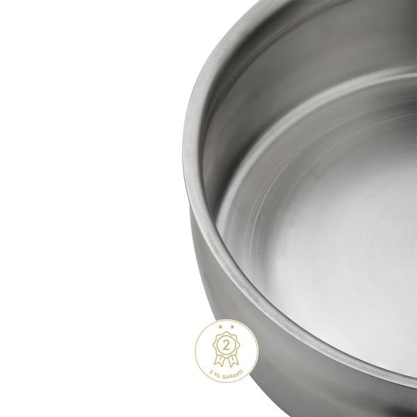 Nehir Silver Çelik 6 Parça Saklama Kabı Mat