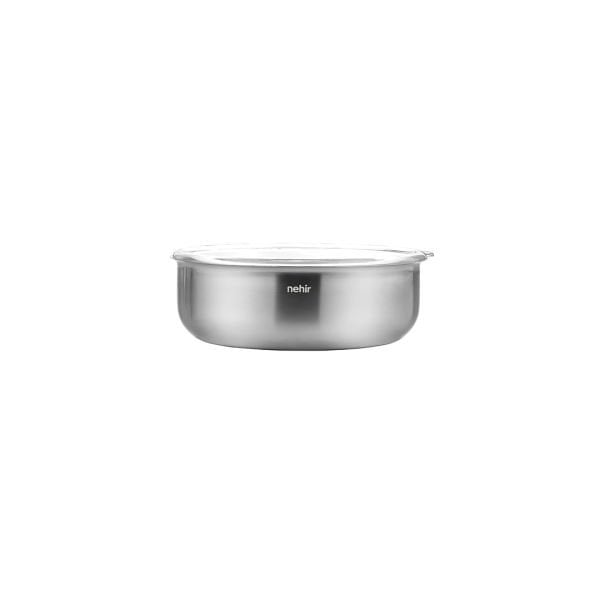 Nehir Silver Çelik 6 Parça Saklama Kabı Mat