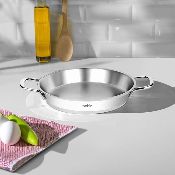 Nehir Silver Çelik 20 Cm Omlet Sahan - Kapaksız