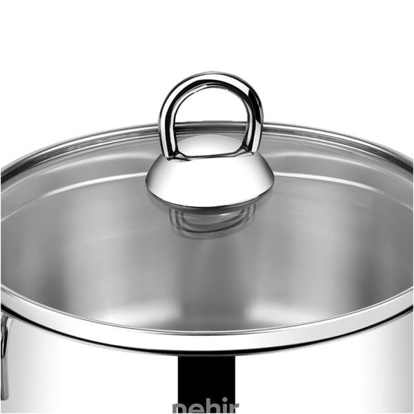 Nehir Silver Çelik 6 Parça Mini Tencere Seti