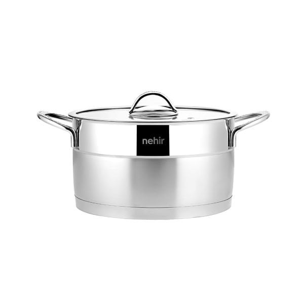 Nehir Silver Trend 24 Cm Derin Tencere