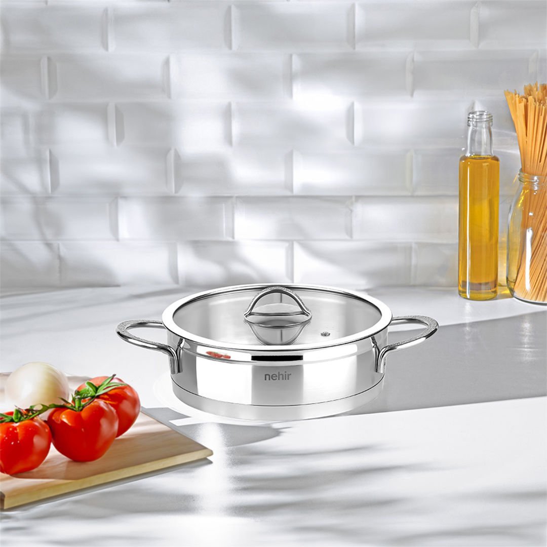 Nehir Silver Trend 26 Cm Tencere