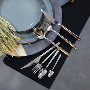 Fecra Doğa 101 Parça Sade Çatal Kaşık Bıçak Takımı