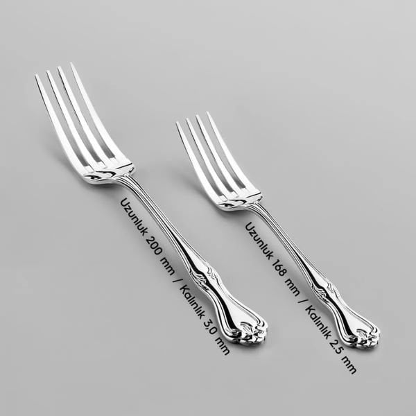 Nehir Lalezar Sade 72 Parça Çatal Kaşık Bıçak Takımı