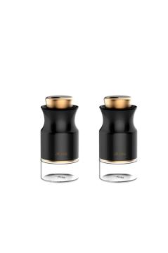 Aryıldız Black Line Bronz Tuzluk ve Biberlik