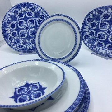 Porland Hüma Mavi Yemek Takımı 32 Parça