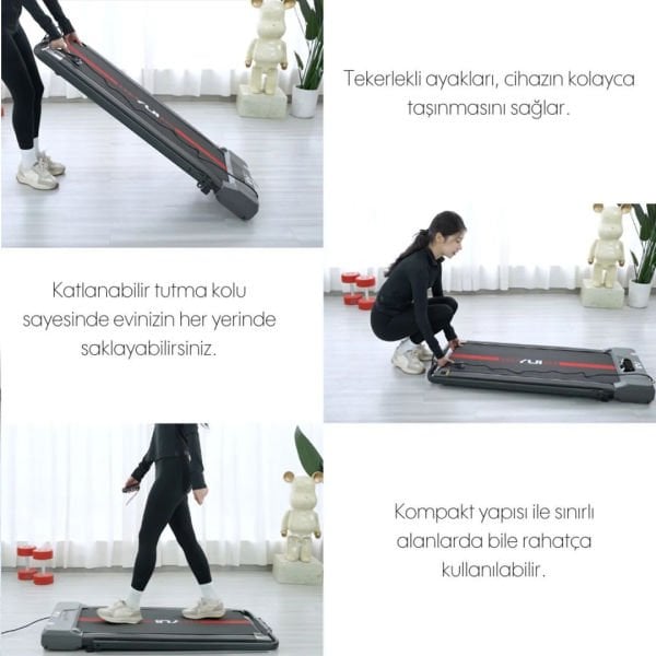 Yui A2 Pro Model Akıllı Koşu Bandı