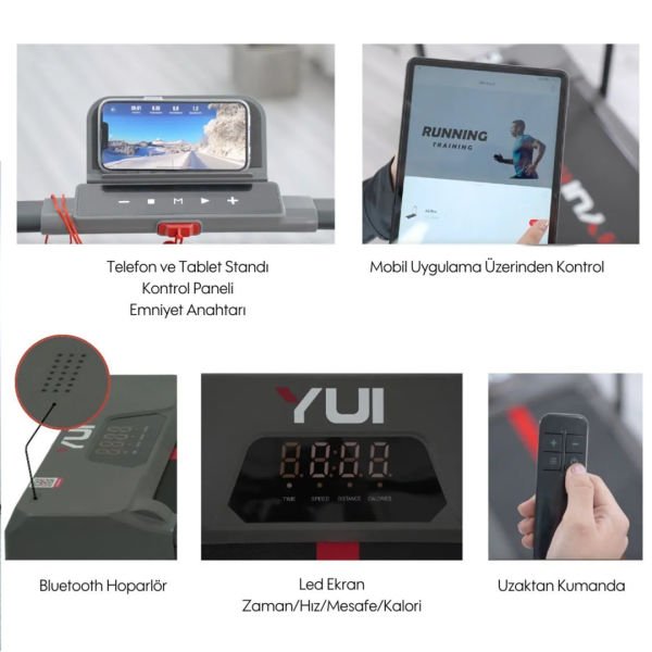 Yui A2 Pro Model Akıllı Koşu Bandı