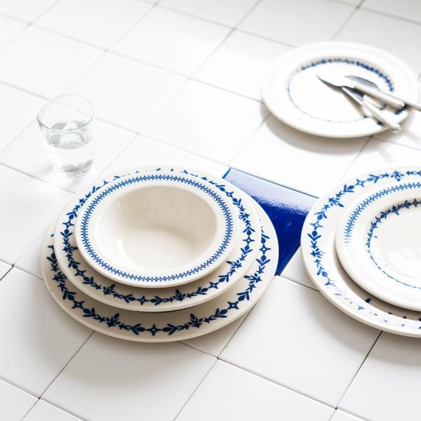 Porser Blue Orbit 24 Parça Yemek Takımı